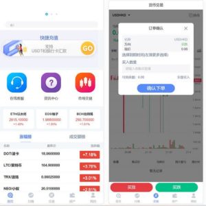 白色微盘模板案例搭建，可展示测试