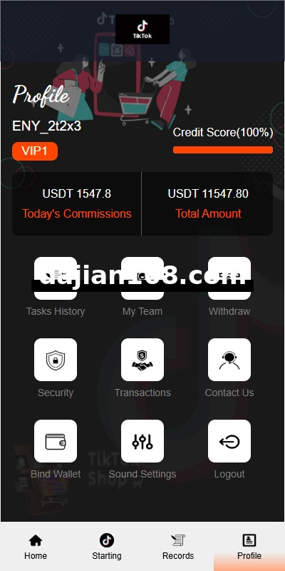 海外TIKTOK抢单刷单系统/连单卡单/前端VUE