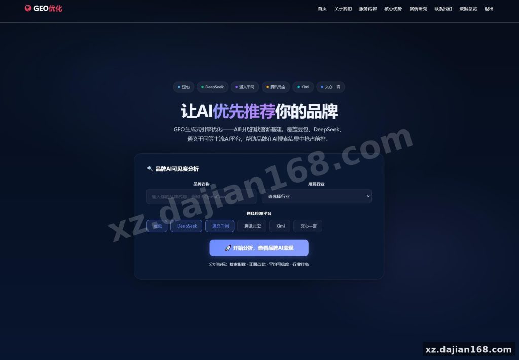 GEO检测核心逻辑 – 关键词如何被AI搜索引擎”看见”